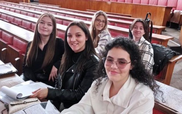 Първа награда от втория национален конкурс „Млади изследователи 2023г.“ УХТ гр. Пловдив [09.05.2023]