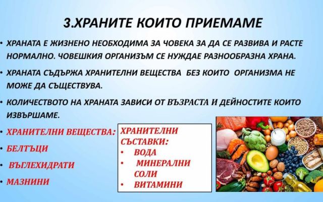 Европейски ден на здравословното хранене.