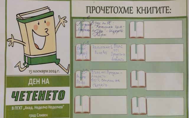 Ден на четенето [18.11.2024]