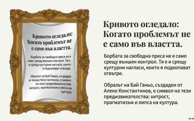 „Бай Ганьо журналист“ – когато класиката проговаря за днешните медии